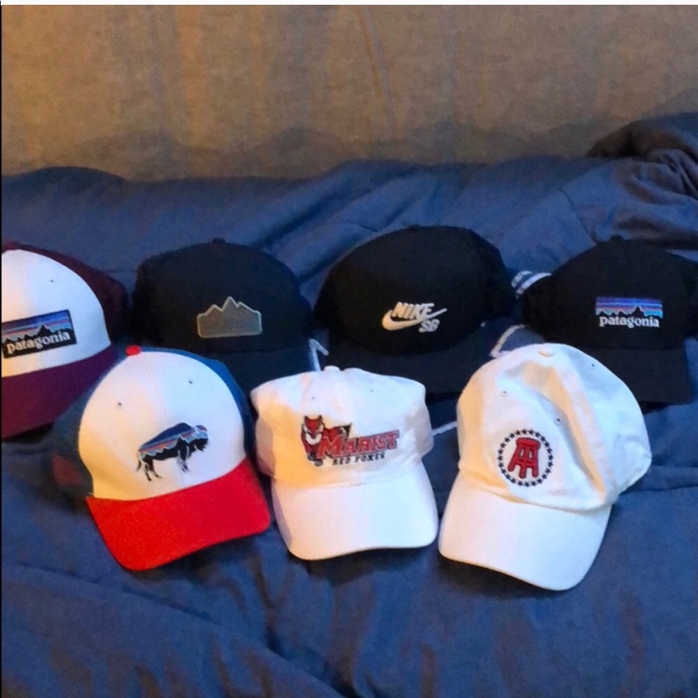 5 BRAND NEW HATS